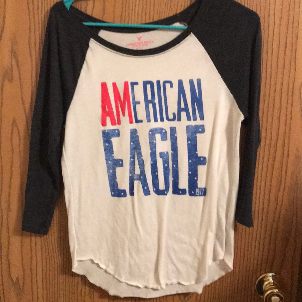 American eagle baseball tee